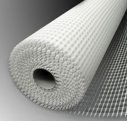 Siatka pancerna podkładowa tynkarska z włókna szklanego do wylewek betonowych tynków maszynowych 320g/m2 25m2