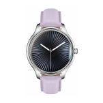 Smart Watch COLMI L28 (srebrno-fioletowy + fioletowy skórzany pasek) - 3