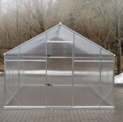 Szklarnia Sanus XL-18 wymiar 2,9x6,4m H=2,25m 18,6m2 poliwęglan 6mm