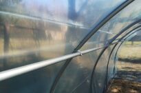 Tunel foliowy metalowy (ocynk) z folią 4-sezonową kolor: zielony 580x250x190 cm WYSYŁKA GRATIS - 4