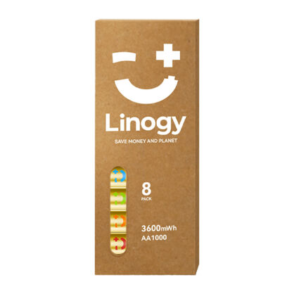 Zestaw akumulatorów LINOGY AA Li-ion Pro - zestaw 8 szt.