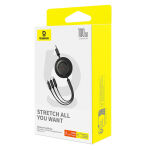 Kabel BASEUS Free2Draw USB-A-micro/Lightning/USB-C 1.1m (czarny) - 6